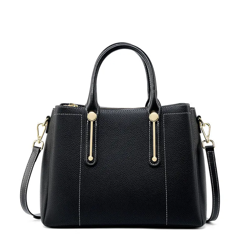 Women Casual Fashion Leather Shoulder Tote Bag