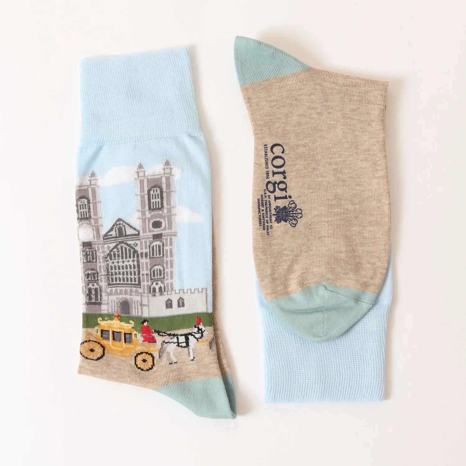 Women's Royal Westminster Abbey Scene Cotton Socks