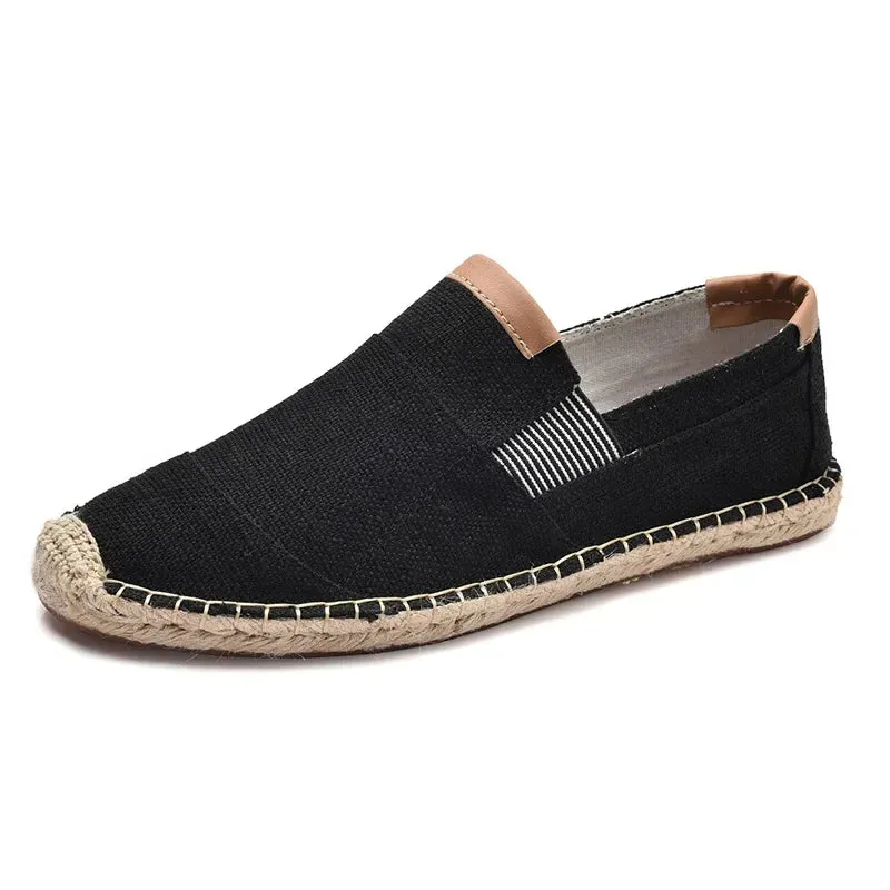 Women's Shoes Casual Breathable Canvas Shoes l Chinese Fashion 2024 Soft Slip On Espadrilles For Women Loafers Driving Shoes